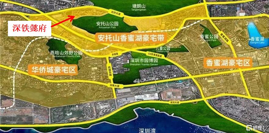 引爆深圳楼市！4席城央硬资产，圈定塔尖主场