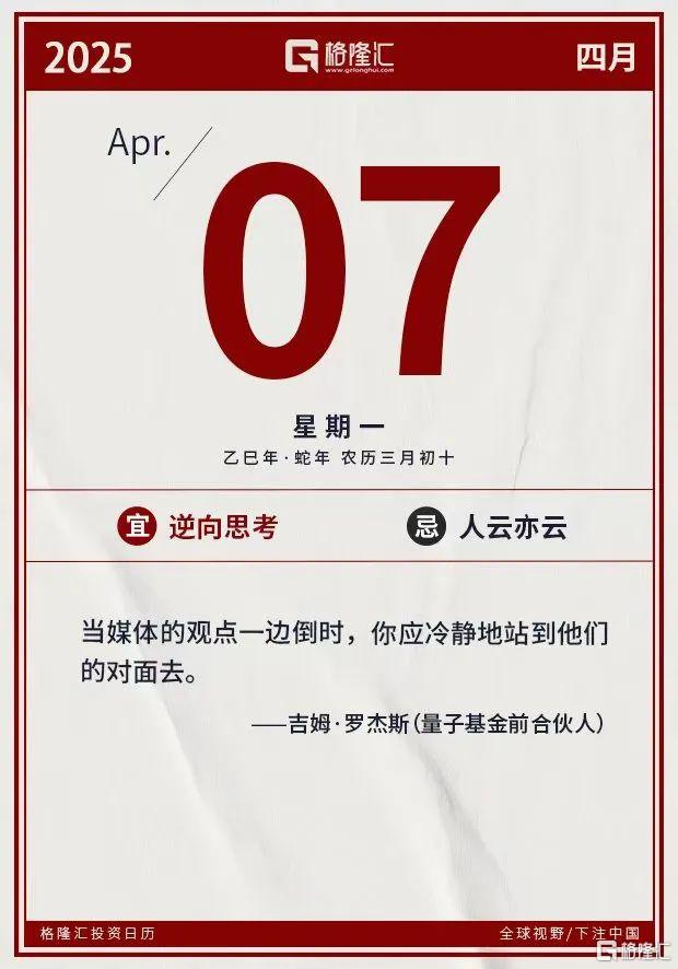 早报 (04.07）| 特朗普自曝：“故意”搞垮股市！原油、黄金狂泻不止；欧盟主席放话：已准备好反制；雷军停更4天后发声