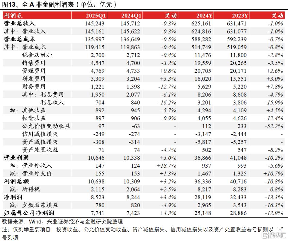 2025年一季报和2024年报有哪些看点？