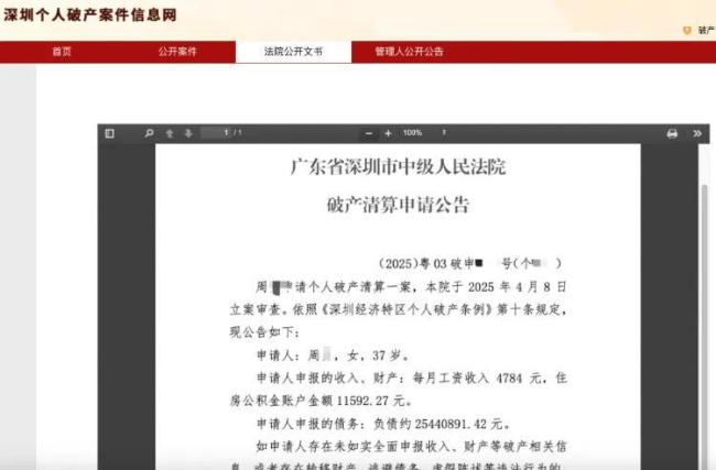 女子月薪4700元负债2544万元