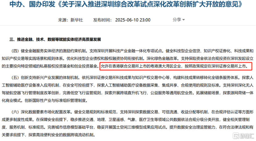 大湾区港股企业可有序回深上市，哪些公司能赶上风口？（附名单）