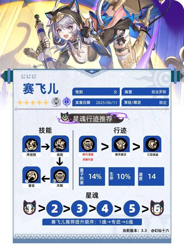 崩坏星穹铁道 赛飞儿全面养成指南