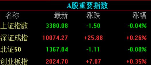 滚动更新丨上证指数跌0.04%，油气股大幅下挫