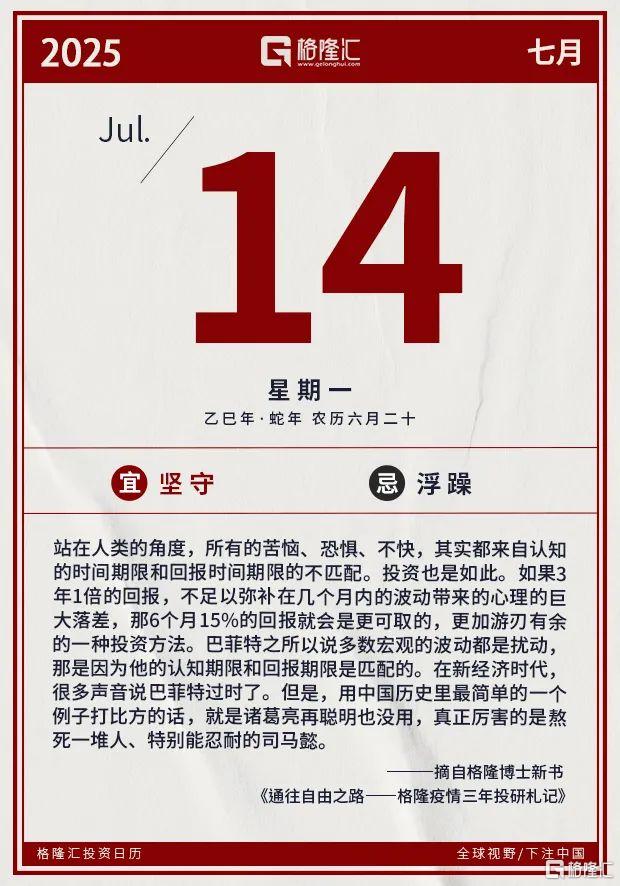 早报 (07.14）| 特朗普再次乱挥关税大棒！欧洲、墨西哥强硬回怼；科创板“1+6”配套规则来了；美团即时零售日订单量达1.5亿