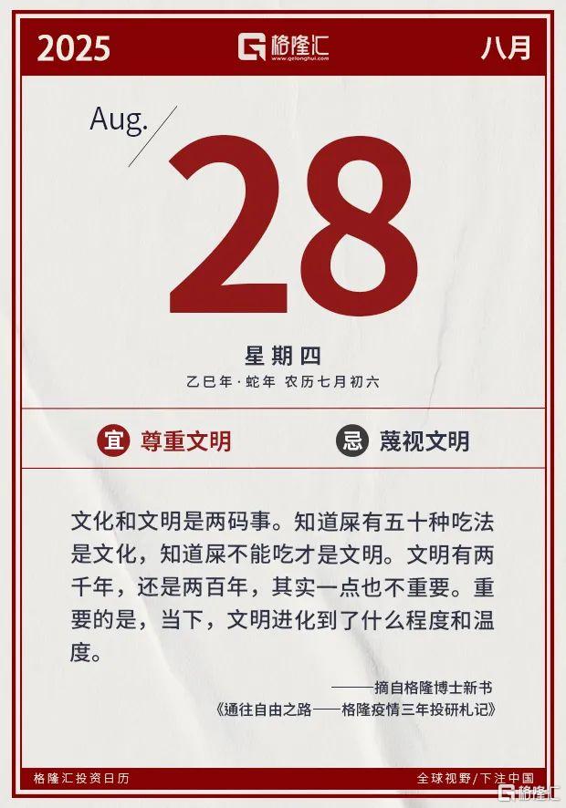 早报 (08.28）| 英伟达业绩大消息！盘后直线跳水；今日10时，九三阅兵首场记者招待会举行；卫星通信产业迎重磅利好